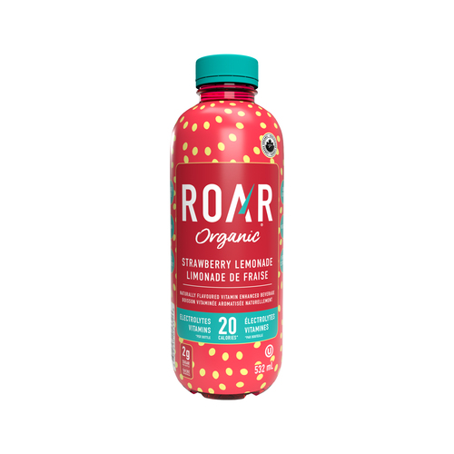 Roar Organic Drink Strawberry Lemonade