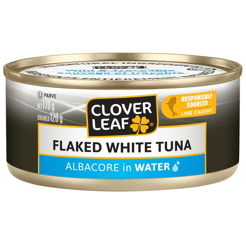 Clover Leaf Canned Flaked White Tuna Albacore In Water 170 g