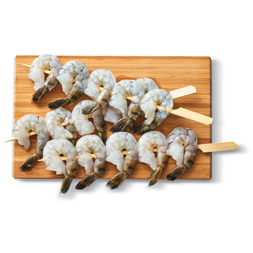 Previously Frozen Shrimp Skewer