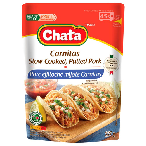 Chata Carnitas Slow Cooked Pulled Pork