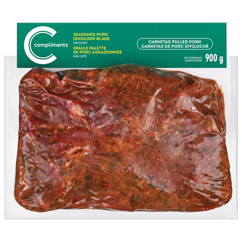 Compliments Seasoned Pulled Pork Carnitas