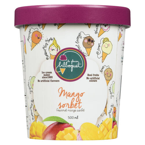 Bilbo Dairy-Free Sorbet Mango 500 ml