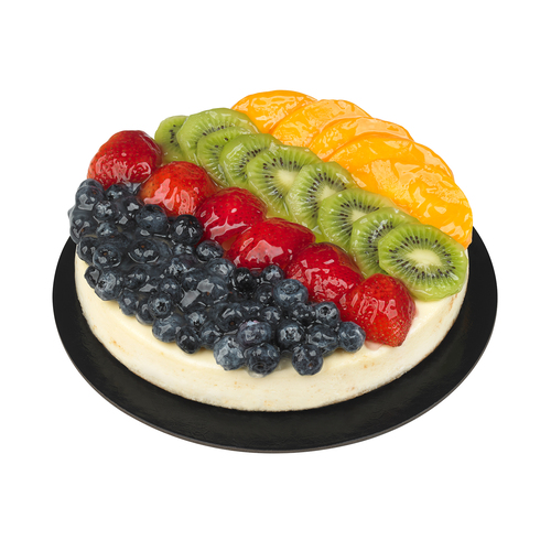 Cheesecake Topped Fresh Fruit