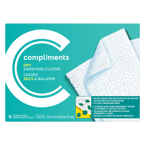 Compliments Sweeping Cloths Dry