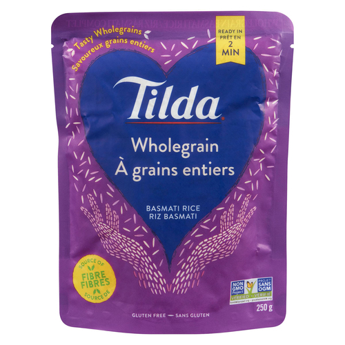 Buy Tilda Steamed Rice Whole Grain Basmati 250 g | FreshCo