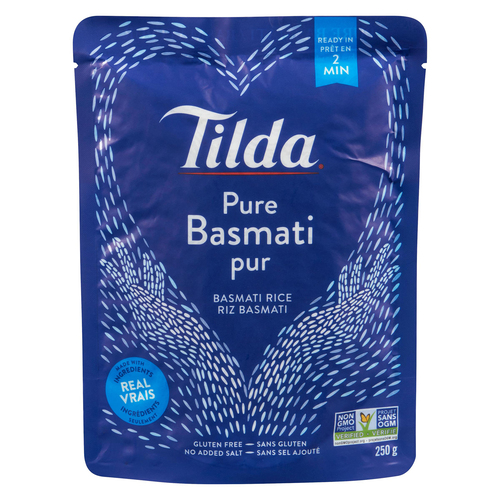Buy Tilda Steamed Rice Pure Basmati 250 g | FreshCo