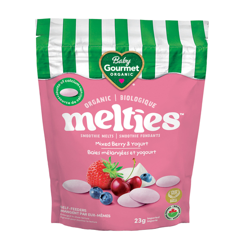 Baby Gourmet Organic Meltable Mushies Banana Berry with Greek Yoghurt