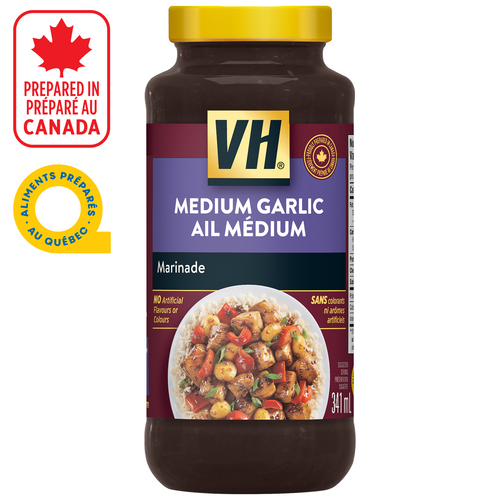 VH Gluten Free Marinade Medium Garlic 341 ml