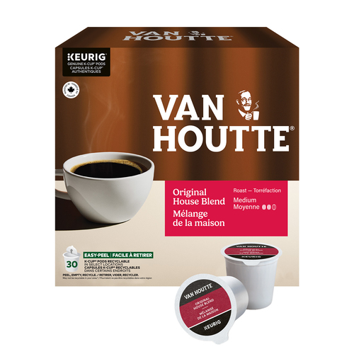 Van Houtte Original House Blend Medium Roast K-Cup Coffee Pods