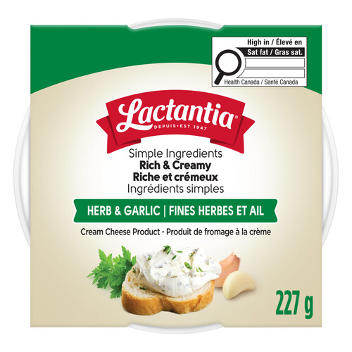 Lactantia Cream Cheese Rich & Creamy Herb and Garlic