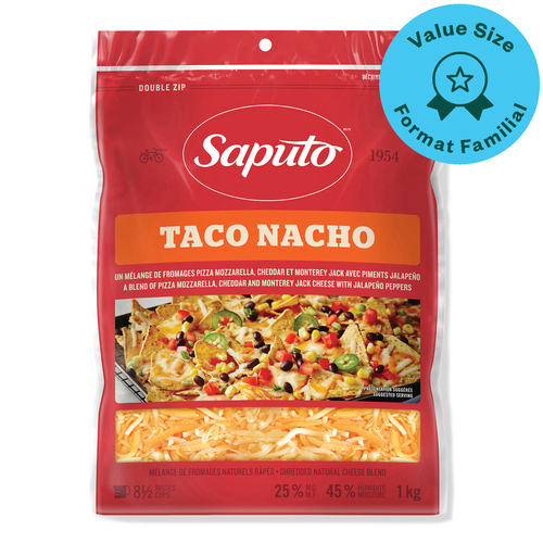 Saputo Taco Nacho Shredded Cheese