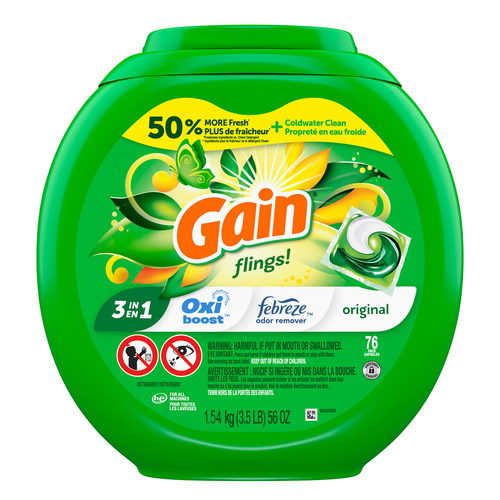 Gain Flings Laundry Detergent Original