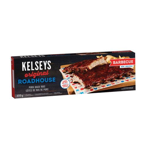 Kelseys Frozen Pork Back Ribs BBQ