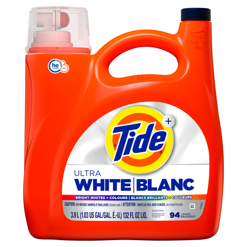 Tide Liquid Laundry Detergent Ultra White Bright