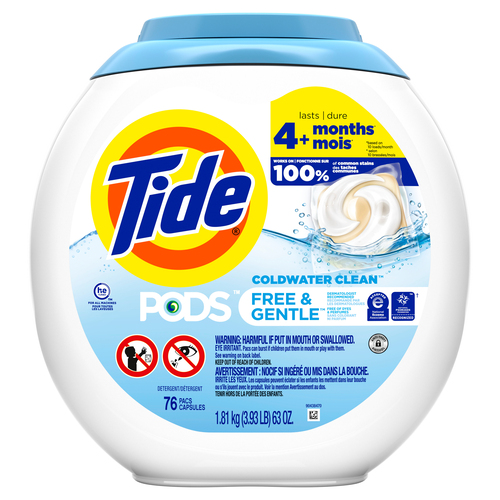 Tide Laundry Detergent Pods Free & Gentle