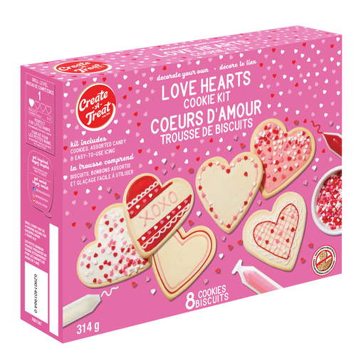 Buy Create-A-Treat Cookie Kit Love Hearts 314 g | IGA