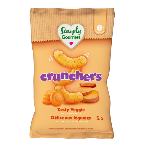 Simply Gourmet Crunchers Zesty Veggie Baby Snack