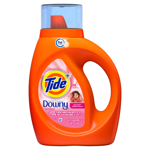 Tide Liquid Laundry Detergent With Downy April Fresh