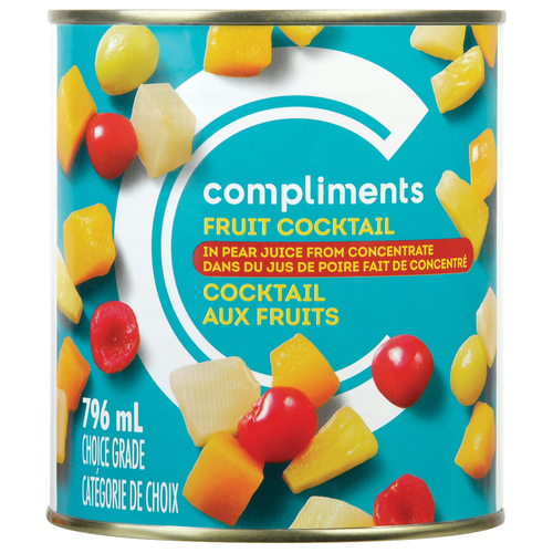 Compliments Canned Fruit Cocktail In Pear Juice