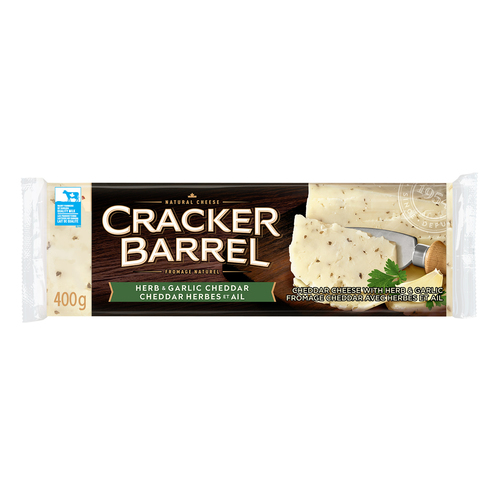 Cracker Barrel Herb & Garlic Cheddar Cheese