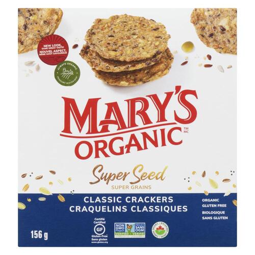 Mary's Organic Everything Crackers Super Seeds