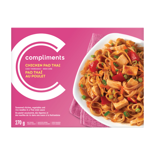 Compliments Chicken Pad Thai Frozen Entree