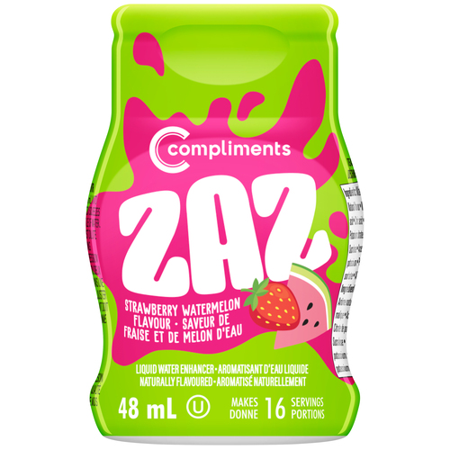 Buy Compliments ZAZ Liquid Water Enhancer Cranberry Raspberry 48