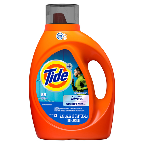 Tide Liquid Laundry Detergent Sport With Febreze