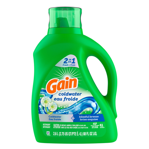 Gain Cold Water Liquid Laundry Detergent Blissful Breeze