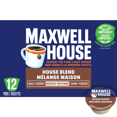 Maxwell House House Blend Coffee Pods