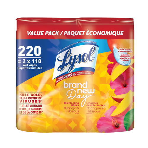 Lysol Disinfecting Wipes Mango & Hibiscus
