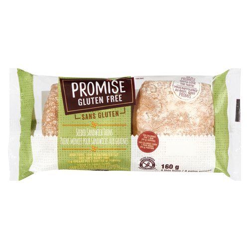 Promise Gluten-Free Buns Seeded Sandwich Thins