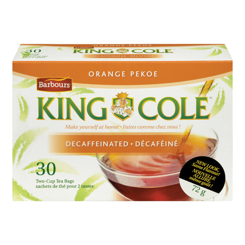 Buy King Cole Decaffeinated Tea Orange Pekoe 30 EA | Sobeys Inc.