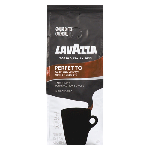 Lavazza Ground Coffee Perfetto Dark Roast