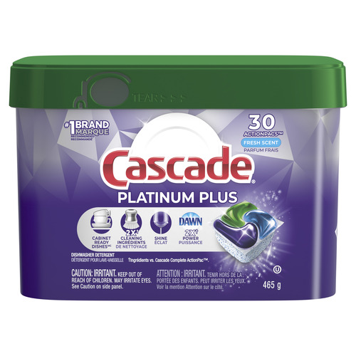 Cascade Platinum Action Plus Dishwasher Detergent Fresh Scent