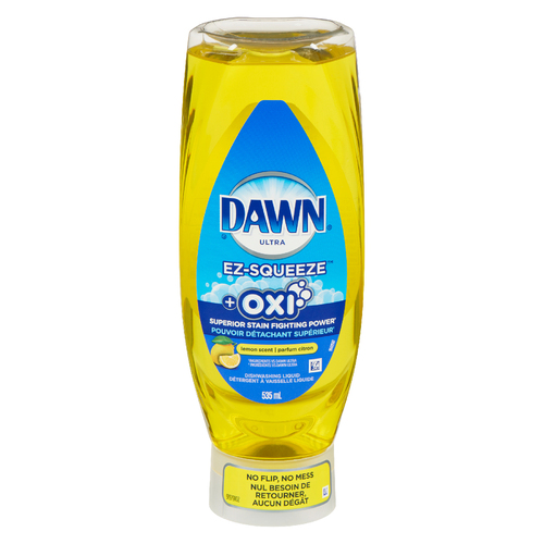 Dawn Ultra + Oxi Dishwashing Liquid Soap Lemon