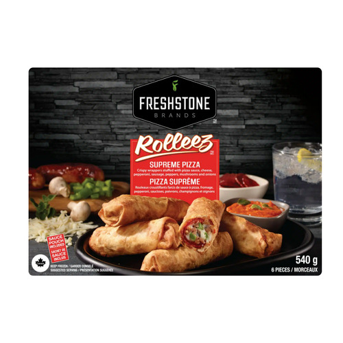 Freshstone Rolleez Frozen Pizza Wrap Supreme