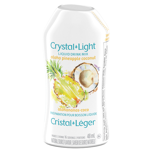 Crystal Light Liquid Drink Mix Aloha Pineapple Coconut