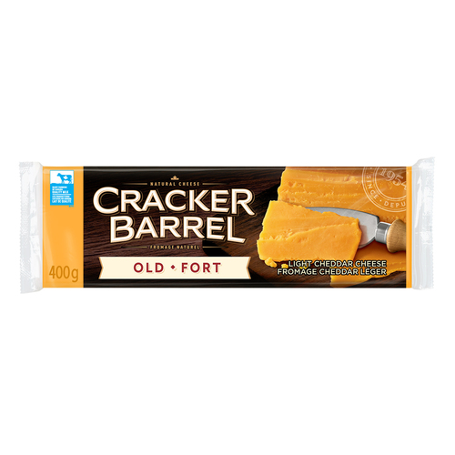 Cracker Barrel Block Cheese Cheddar Old Lite 400 g