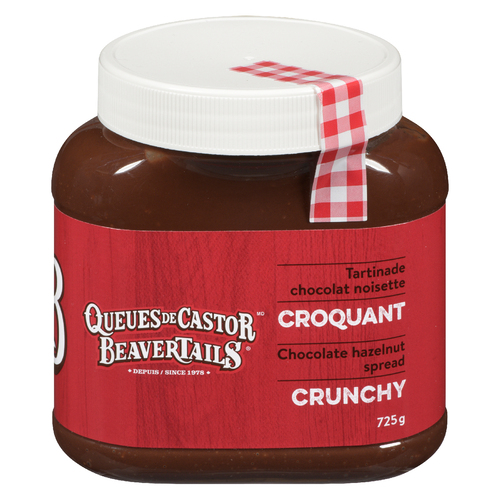 Buy Beaver Tails Chocolate Hazelnut Spread Crunchy 725 g | IGA