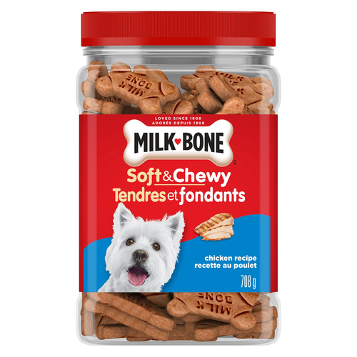 Milk-Bone Dog Treats 12 Vitamins & Minerals Soft & Chewy Chicken Drumsticks