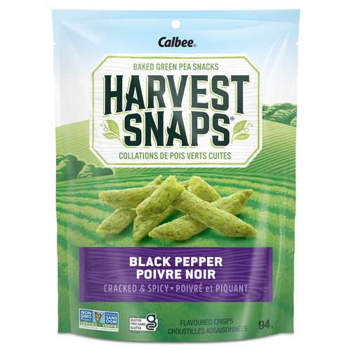 Calbee Harvest Snaps Snapea Crisps Black Pepper