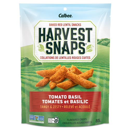 Buy Harvest Snaps Snack Crisps Red Lentil Tomato Basil 85 g