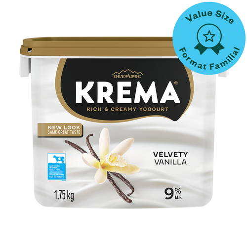 Buy Olympic Krema 9% Yogurt Vanilla 1.75 kg | Safeway Canada