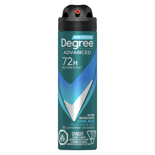 Buy Degree Advanced Men Dry Spray Antiperspirant Cool Rush 107 g ...