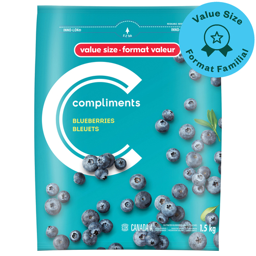 Compliments Frozen Blueberries