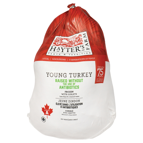 Hayter's Farm Frozen Turkey Grade A