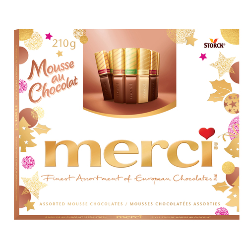 Buy Merci Assorted Chocolate Mousse 210 g | Foodland