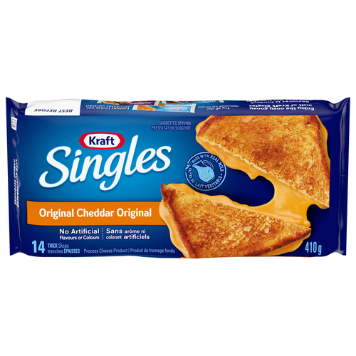 Buy Kraft Sliced Process Cheese Original 14 Thick Slices 410 g | Sobeys ...
