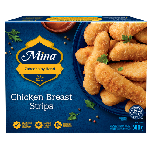 Mina Halal Frozen Chicken Breast Strips